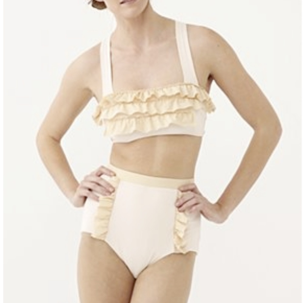 Marysia Swim ruffled high-waisted bikini size M/L